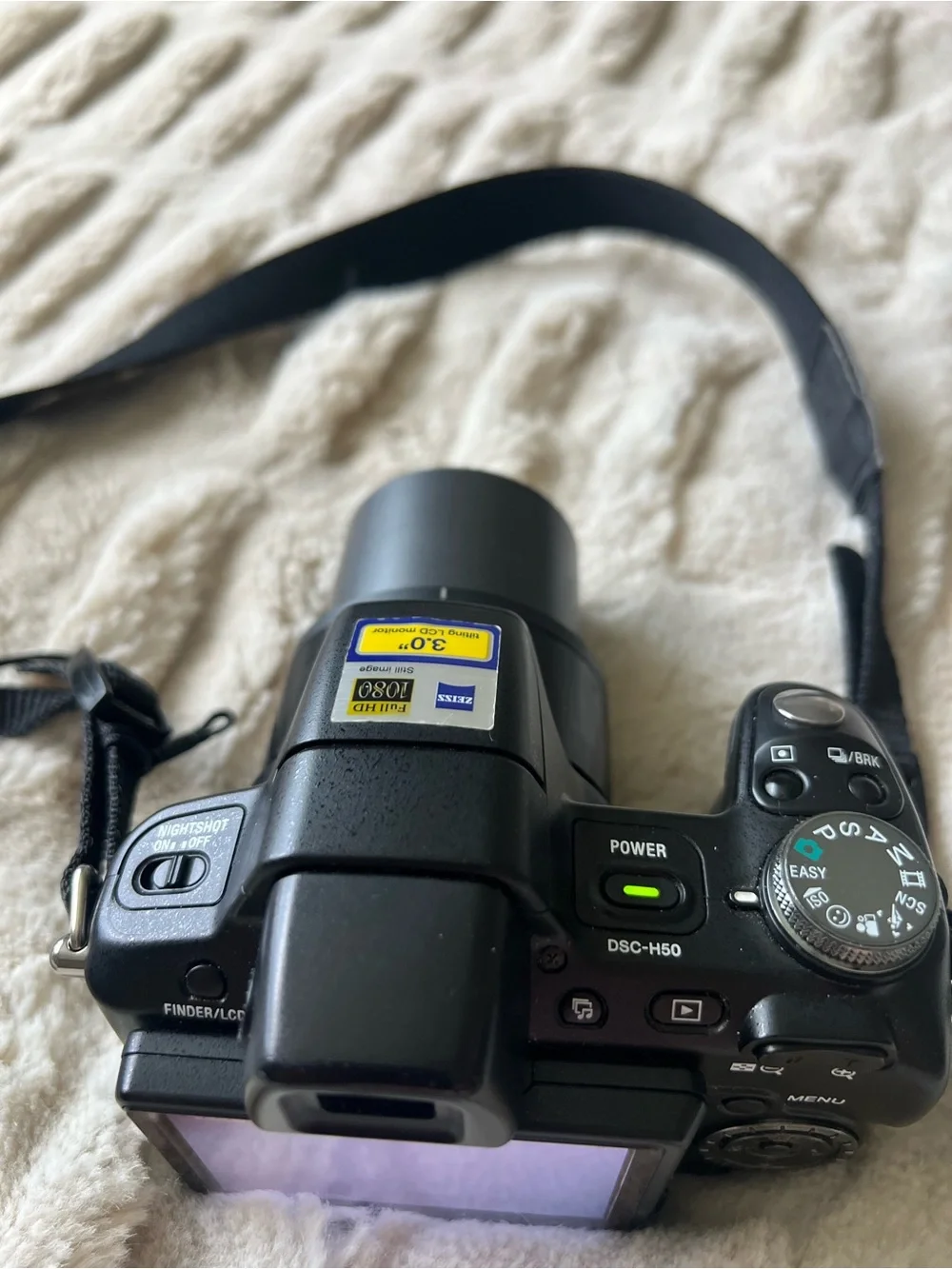 Sony Black Digital Camera Bundle with Case, Remote & Accessories